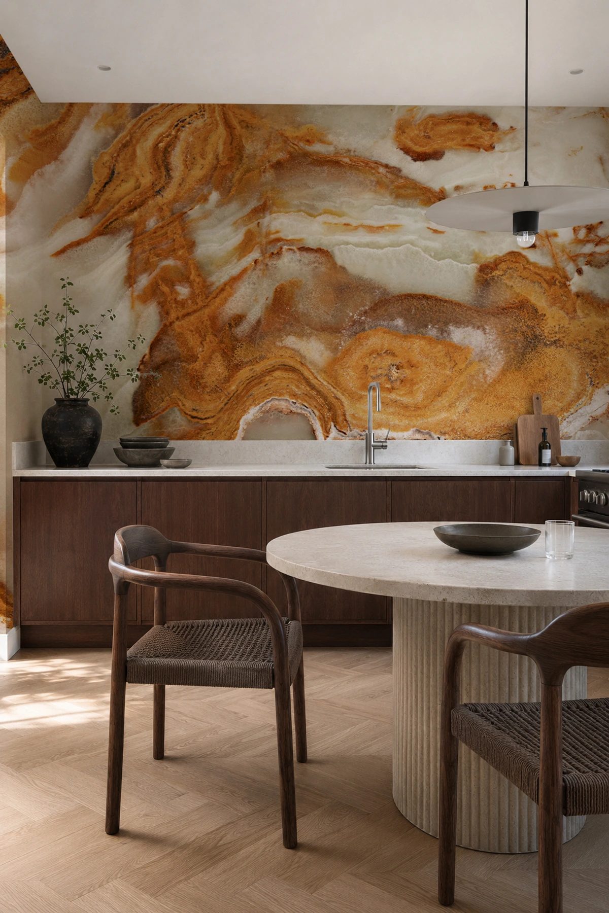 Amber Onyx Lüks Mermer