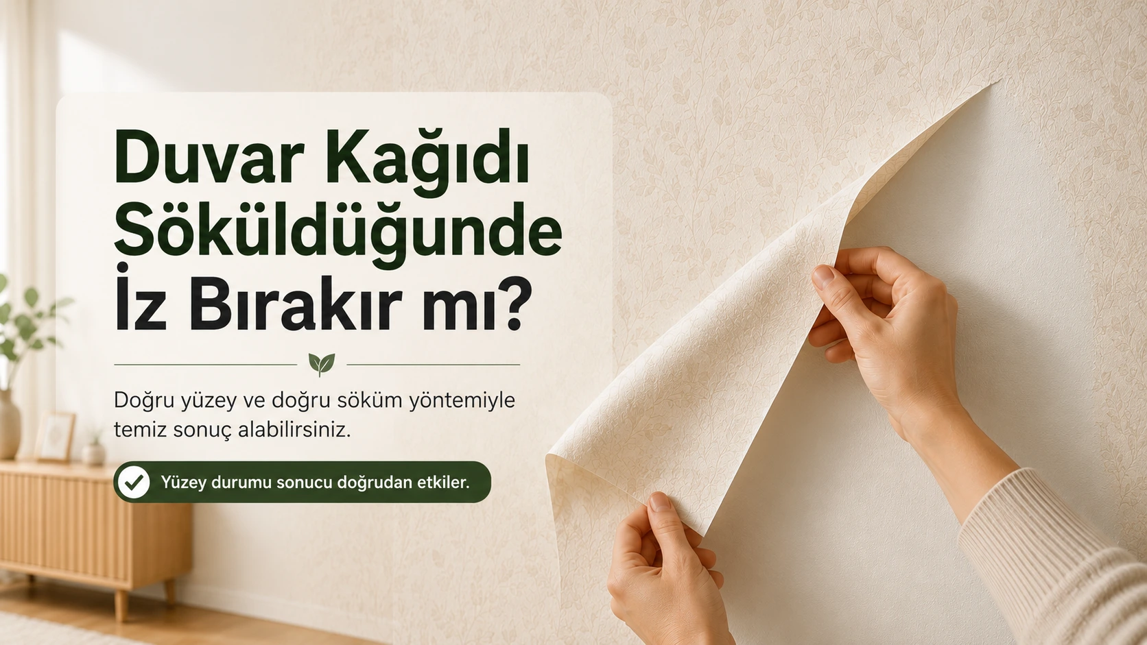 Duvar Kağıdı Söküldüğünde İz Bırakır mı?