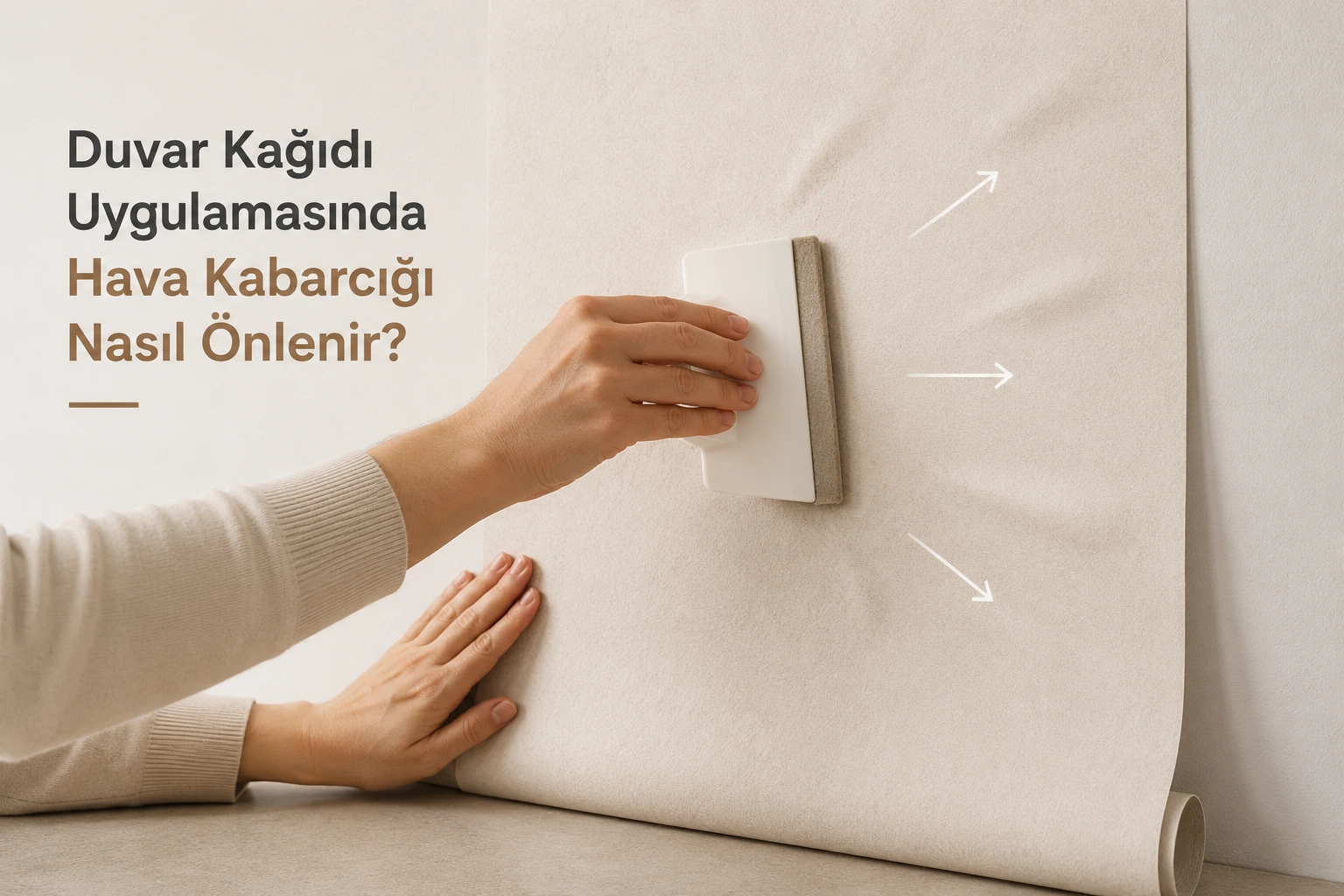 Duvar Kağıdı Uygulamasında Hava Kabarcığı Nasıl Önlenir?